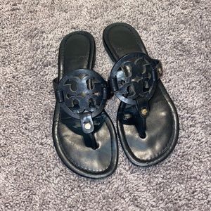 Black Tory Burch Miller sandals